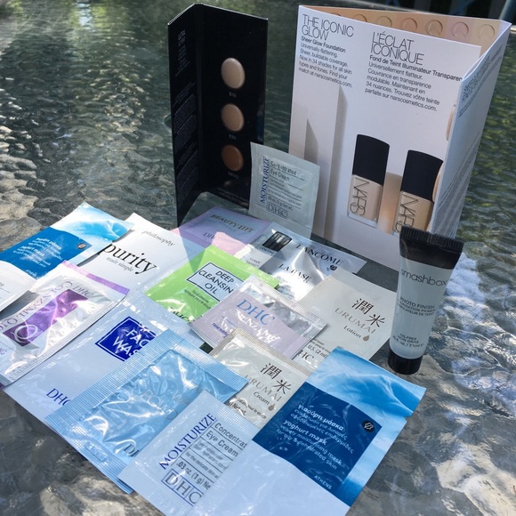 CHANEL Other - 18 piece sample lot,makeup,skin, DHC Chanel NARS,